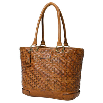 SWL114 Tote Genuine Leather women bag western